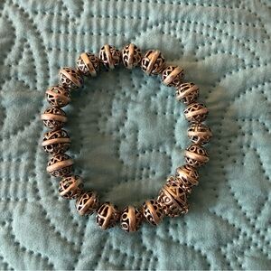 Silpada Intricate Silver Beaded Bracelet